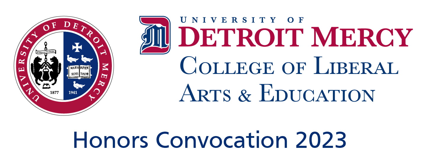College of Liberal Arts & Education logo with Detroit Mercy Seal